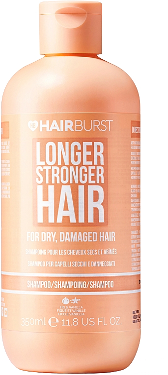 Prebiotyczny szampon regenerująco-kojący do włosów suchych i zniszczonych - Hairburst Longer Stronger Hair Shampoo For Dry & Damaged Hair — Zdjęcie N1
