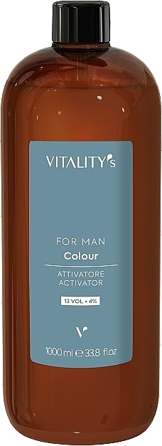 Aktywator do włosów i brody dla mężczyzn 4% - Vitality’s For Man Colour Activator 13 vol. — Zdjęcie N1