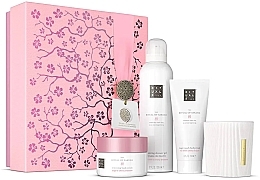 Zestaw - Rituals The Ritual Of Sakura Medium Gift Set 2024 (scr/125g + cr/100ml + foam/200ml + candle/140g) — Zdjęcie N1