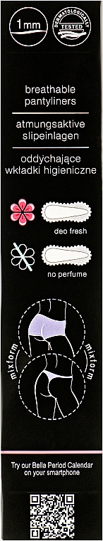 Wkładki higieniczne Panty My Way Deo Fresh, 20szt - Bella — Zdjęcie N2