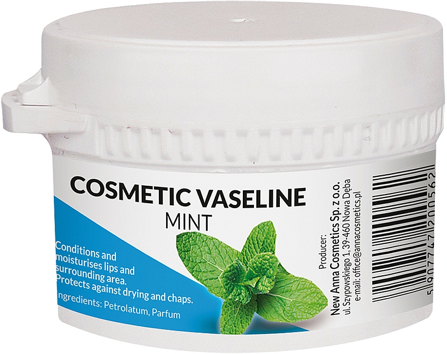 Nawilżający krem do twarzy Olej moringa - Pasmedic Cosmetic Vaseline Mint — Zdjęcie N1