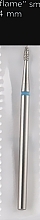 Frez diamentowy, podłużny, L-4 mm, 1,4 mm, niebieski - Head The Beauty Tools — Zdjęcie N1