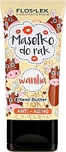 PREZENT! Przeciwstarzeniowe masełko do rąk Wanilia - Floslek Anti-Aging Wanilia Hand Butter — Zdjęcie N1