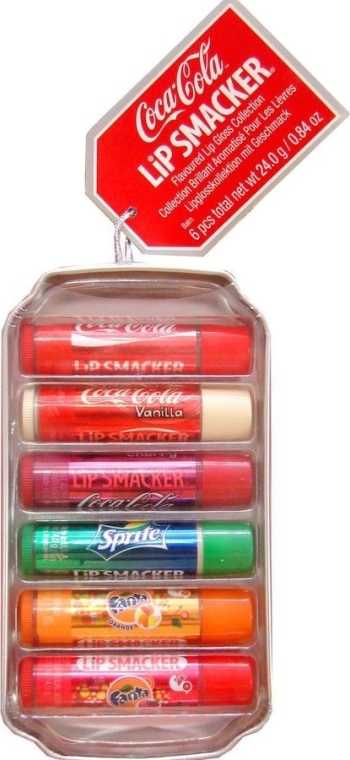 Zestaw pomadek smakowych do ust - Lip Smacker Coca-Cola Flavored Lip Gloss Collection (6 x balm 4 g) — Zdjęcie N2