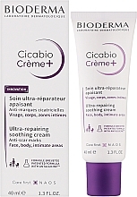 Ultranaprawczy krem kojący do twarzy, ciała i stref intymnych - Bioderma Cicabio Crem+ Ultra-Repairing Soothing Cream — Zdjęcie N2