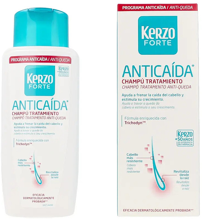 Wzmacniający szampon do włosów - Kerzo Forte — Zdjęcie N1