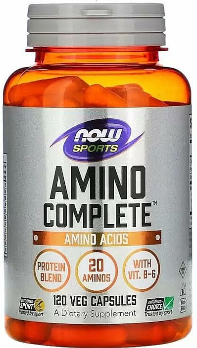 Suplement diety dla sportowców Kompleks aminokwasowy - Now Foods Amino Complete Sports — Zdjęcie N1