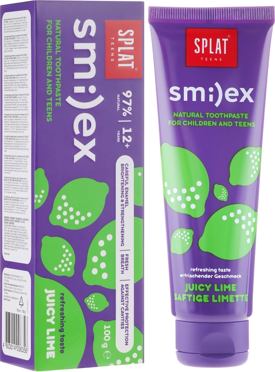 Pasta do zębów dla dzieci powyżej 12. roku życia - SPLAT Smilex Juicy Lime Toothpaste