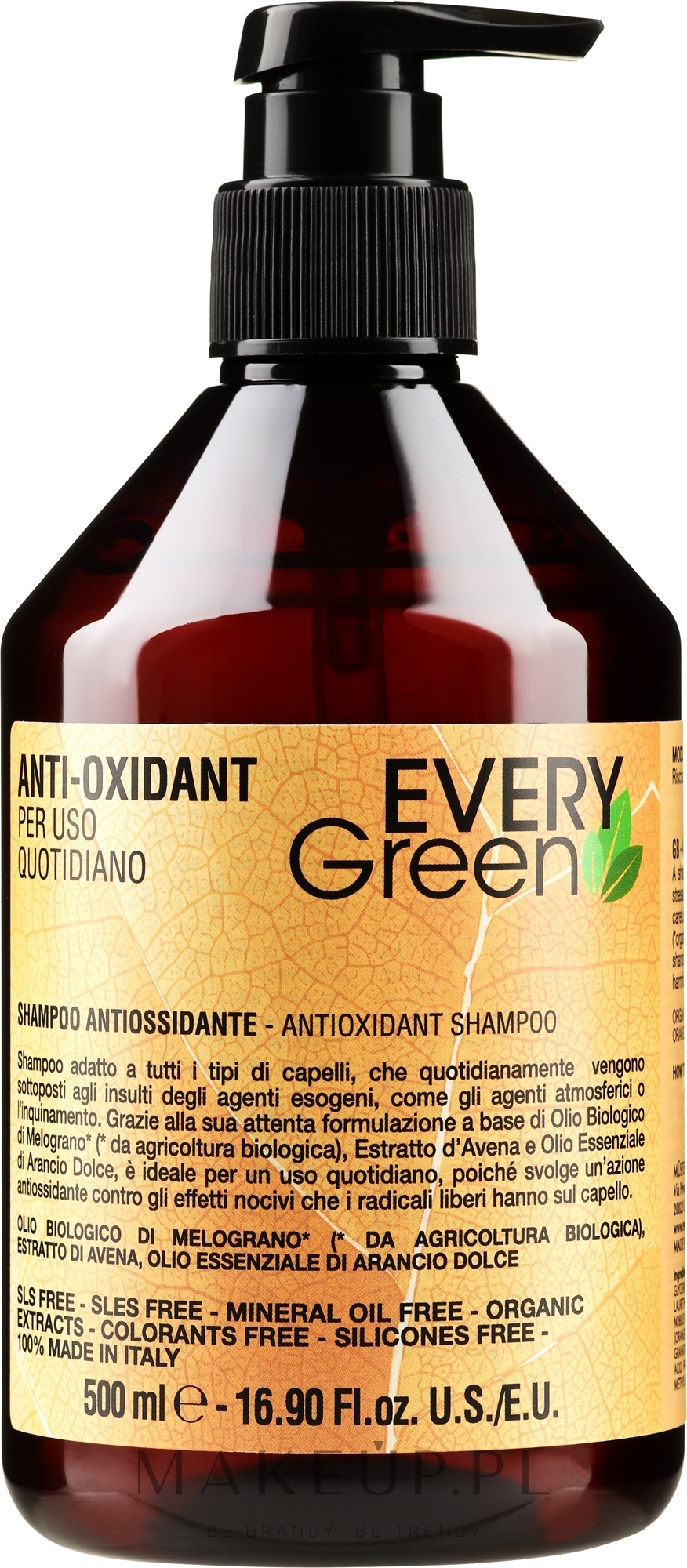 Antyoksydacyjny szampon do włosów - Dikson EG Anti-Oxidant — Zdjęcie 500 ml