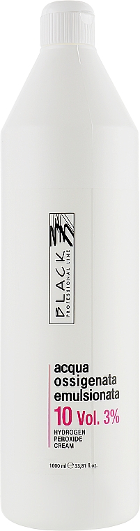 Utleniacz w kremie 10 Vol. 3% - Black Professional Line Cream Hydrogen Peroxide — Zdjęcie N3