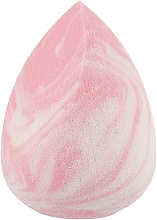 Supermiękka biało-różowa gąbka do makijażu - Zola — Zdjęcie N1
