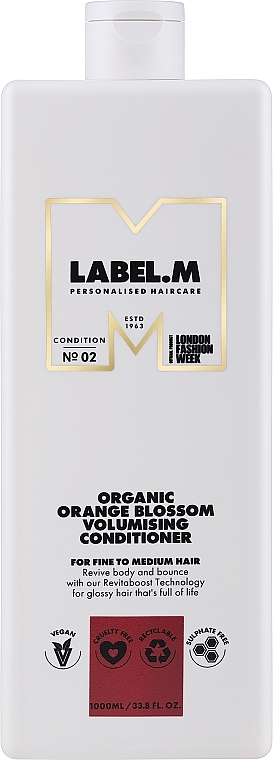 Odżywka dodająca objętości włosom - Label.m Professional Organic Orange Blossom Volumising Conditioner — Zdjęcie N1