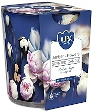 Kup Świeca zapachowa w szkle Amber-Flowers - Bispol Scented Candle Amber-Flowers