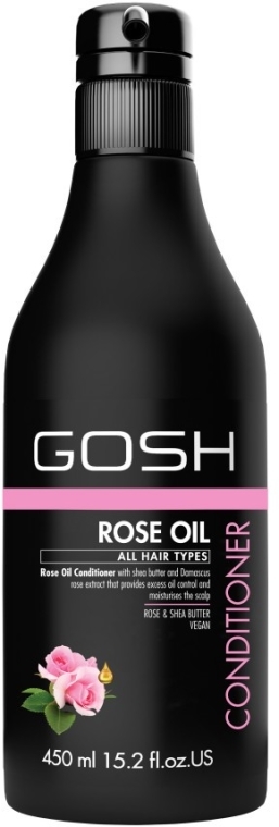 Odżywka do włosów przetłuszczających się z olejem różanym - Gosh Copenhagen Rose Oil Conditioner — Zdjęcie N2