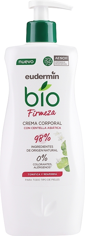 Naturalny ujędrniający krem ochronny do ciała - Eudermin Bio Natural Firming Protective Body Cream — Zdjęcie N1