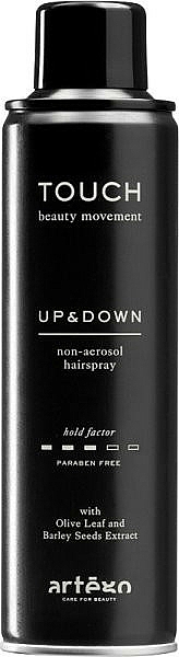 Lakier do włosów, średnie utrwalenie - Artego Touch Up&Down Hairspray — Zdjęcie N1