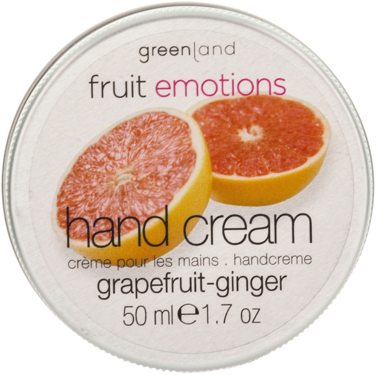 Krem do rąk Grejpfrut i imbir - Greenland Fruit Emotion Hand Cream — Zdjęcie N1