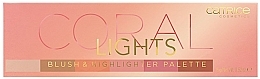 Paleta różów i rozświetlaczy - Catrice Coral Lights Blush & Highlighter Palette — Zdjęcie N1