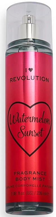 Perfumowany spray do ciała - I Heart Revolution Watermelon Sunset Body Mist  — Zdjęcie N1