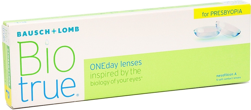 PRZECENA! Jednodniowe soczewki kontaktowe, 30 szt. - Bausch & Lomb Biotrue® ONEday for Presbyopia High * — Zdjęcie N2