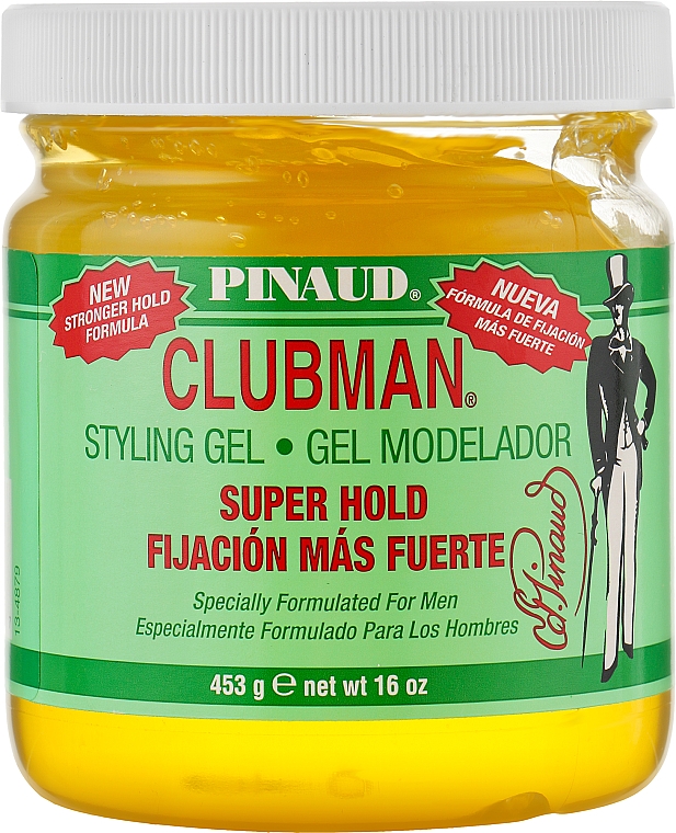 Super utrwalający żel do stylizacji - Clubman Super Hold Styling Gel — Zdjęcie N1