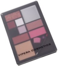 Kasetka na kosmetyki do makijażu - Vipera Magnetic Play Zone Small Professional Satin Palette — Zdjęcie N6