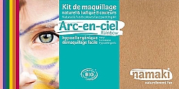 Kup Zestaw do malowania twarzy dla dzieci, 5 produktów	 - Namaki Rainbow 8-Color Face Painting Kit 