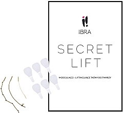 Liftingujące taśmy do makijażu, beżowe - Ibra Secret Lift Face Lifting And Modeling Tape Beige — Zdjęcie N2