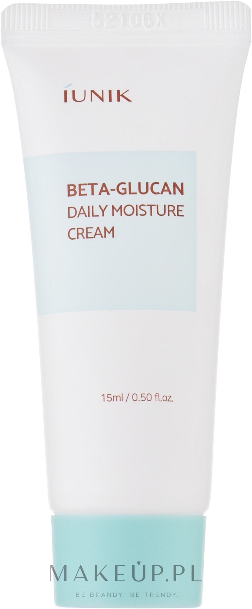 Nawilżający krem do twarzy z beta-glukanem - iUNIK Beta-Glucan Daily Moisture Cream — Zdjęcie 15 ml