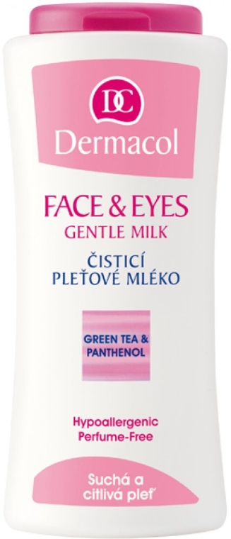Oczyszczające mleczko do skóry suchej i wrażliwej - Dermacol Dry S.P. Face and Eyes Gentle Milk