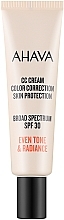 Kup Krem CC korekcyjny do twarzy - Ahava CC Cream Color Correction Skin Protection SPF 30