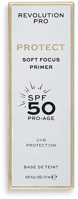 Baza pod makijaż - Revolution Pro Protect Soft Focus Primer SPF50 — Zdjęcie N4