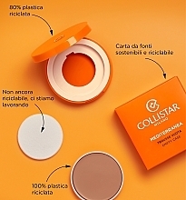 Podkład - Collistar Mediterranea Sun Compact Foundation Spf 15 Refill (uzupełnienie) — Zdjęcie N3