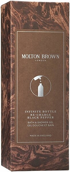 Molton Brown Re-Charge Black Pepper Infinite Bottle Limited Edition - Żel do kąpieli i pod prysznic — Zdjęcie N3