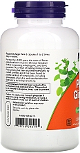 Kapsułki Żeń-szeń, 500 mg - Now Foods Panax Ginseng — Zdjęcie N4