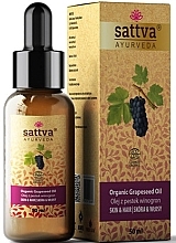 Kup Organiczny olej z pestek winogron - Sattva Ayurveda Organic Grapeseed Oil