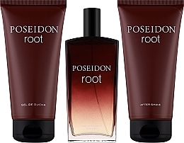 Instituto Espanol Poseidon Root - Zestaw (edt/100ml + sh/gel/100ml + ash/lot/100ml) — Zdjęcie N2