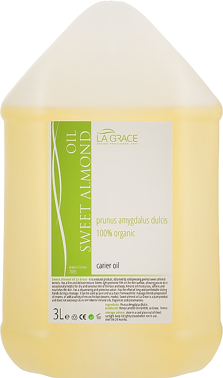 Olejek do masażu Migdał - La Grace Sweet Almond Oil Light — Zdjęcie N6