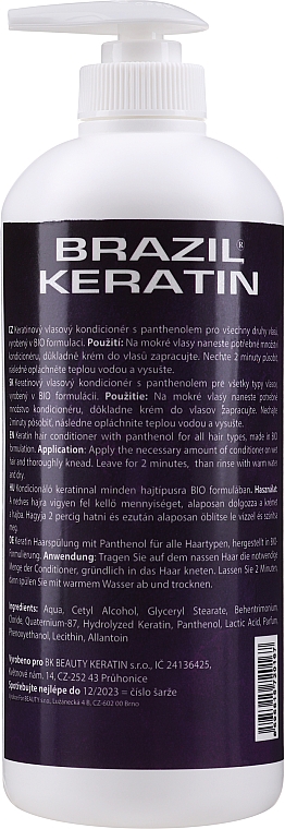Zestaw - Brazil Keratin Bio Volume Conditioner Set (h/cond/550mlx2) — Zdjęcie N3