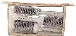 Zestaw szczotek - Chi Eco (brush/3pc + bag) — Zdjęcie N1