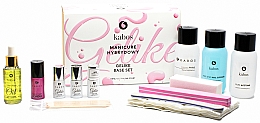 Kup Zestaw do manicure hybrydowego, 13 produktów - Kabos Base Set Gelike Pink