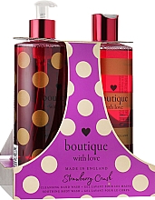 Kup Zestaw - Grace Cole Boutique With Love Duo Strawberry Crush (b/wash/500ml + h/wash/500ml)