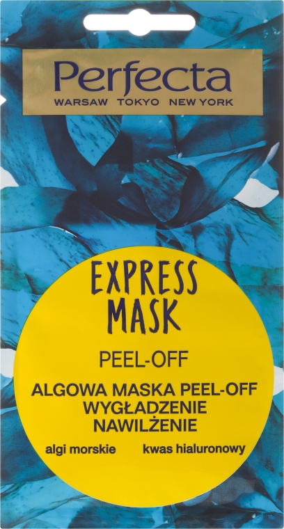 Algowa maska peel-off Wygładzenie i nawilżenie - Perfecta Express Mask — Zdjęcie N1