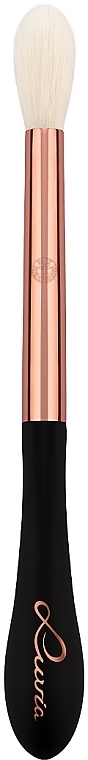 Pędzel do cieni, VS325, czarny z różowym złotem - Luvia Cosmetics Crease Blender Brush Black Rose Gold — Zdjęcie N3