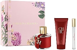 Carolina Herrera CH - Zestaw (edt 100 ml + edt 10 ml + b/lot 100 ml) — Zdjęcie N1