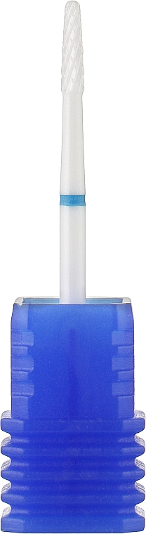 Frez ceramiczny, zaokrąglony stożek 2,3 mm, niebieski - Head The Beauty Tools — Zdjęcie N1