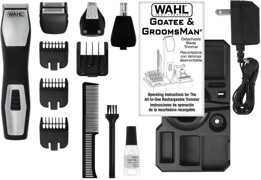 Trymer do wąsów i brody - Wahl Groomsman Pro 9855-1216 — Zdjęcie N3