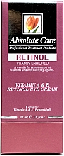 Przeciwzmarszczkowy krem pod oczy z retinolem - Absolute Care Retinol Eye Cream — Zdjęcie N2