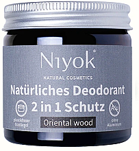 Naturalny dezodorant w kremie Drzewo orientalne - Niyok Natural Cosmetics — Zdjęcie N1