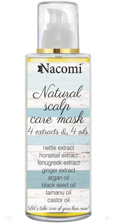 Naturalna maska do skóry głowy - Nacomi Natural